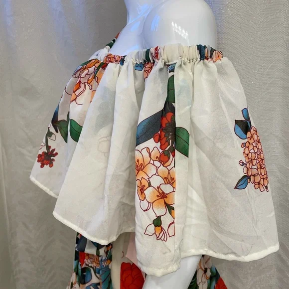 Une Ame Dress Floral Pattern Long - Picture 9 of 14